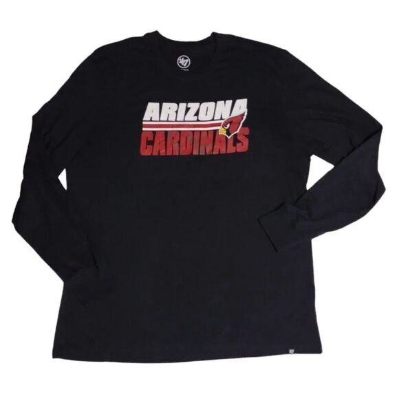 Arizona Cardinals '47 Black Shadow Super Rival Long Sleeve T-Shirt XXL - Picture 4 of 11